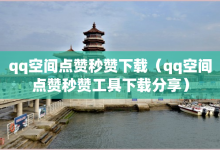 qq空间点赞秒赞下载（qq空间点赞秒赞工具下载分享）-子潇网络