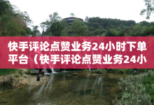 快手评论点赞业务24小时下单平台（快手评论点赞业务24小时下单可靠平台 - 专业、高效、安全）-子潇网络