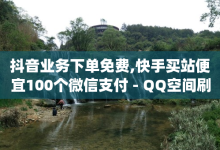 抖音业务下单免费,快手买站便宜100个微信支付 - QQ空间刷访客量的网站免费 - qq赞在线自助下单网站-子潇网络