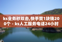 ks业务秒双击,快手赞1块钱200个 - ks人工服务电话24小时 - 24自助下单服务平台-子潇网络