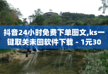 抖音24小时免费下单图文,ks一键取关未回软件下载 - 1元3000粉丝不掉粉丝 - qq免费一万访客网站-子潇网络