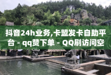 抖音24h业务,卡盟发卡自助平台 - qq赞下单 - QQ刷访问空间的网站-子潇网络