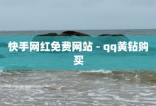 快手网红免费网站 - qq黄钻购买-子潇网络