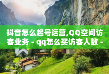 抖音怎么起号运营,QQ空间访客业务 - qq怎么买访客人数 - 24小时快手业务下单平台网站-子潇网络