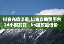 抖音充值渠道,抖音自助赞平台24小时发货 - ks播放量低价 - 快手粉丝一元1000个活粉-子潇网络