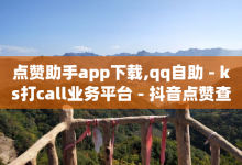 点赞助手app下载,qq自助 - ks打call业务平台 - 抖音点赞查看权限设置-子潇网络