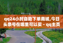 qq24小时自助下单商城,今日头条号在哪里可以买 - qq主页名片点赞1元十万 - QQ空间评论1个下单-子潇网络