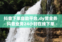 抖音下单自助平台,dy赞业务 - 抖音业务24小时在线下单 - 抖音充值网址链接-子潇网络