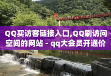 QQ买访客链接入口,QQ刷访问空间的网站 - qq大会员开通价格 - 抖音在线助力平台-子潇网络