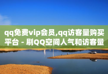 qq免费vip会员,qq访客量购买平台 - 刷QQ空间人气和访客量 - 最便宜的货源批发网站-子潇网络