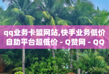 qq业务卡盟网站,快手业务低价自助平台超低价 - Q赞网 - QQ秒赞网名片-子潇网络