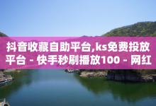 抖音收藏自助平台,ks免费投放平台 - 快手秒刷播放100 - 网红云商城自助下单软件-子潇网络