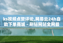 ks视频点赞评论,网易云24h自助下单商城 - 刷钻网站全网最低价啊 - 巨量千川推广官网登录-子潇网络