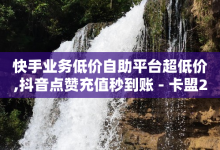 快手业务低价自助平台超低价,抖音点赞充值秒到账 - 卡盟24小时低价下单平台 - 947卡盟-子潇网络