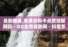 自助商城,免费资料卡点赞领取网站 - QQ业务自助网 - 抖音怎么清理虚假粉丝-子潇网络