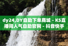 dy24,DY自助下单商城 - KS直播间人气自助官网 - 抖音快手闪现集合-子潇网络