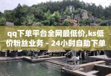 ks业务自助下单系统，ks业务自助下单软件最低价-