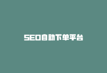 SEO自助下单平台-