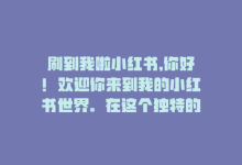 刷到我啦小红书,你好！欢迎你来到我的小红书世界。在这个独特的环境中，我可以帮你解决很多问题和分享一些有趣的资讯。无论是时尚、美妆、旅游还是生活小贴士，我都有丰富的经验和见解与你分享。请告诉我你想了解的内容或者遇到的困惑，我会尽我所能为你解答。下面，让我们开始问答式的互动吧！!-